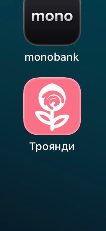Іконка Rosekeeper на головному екрані телефона